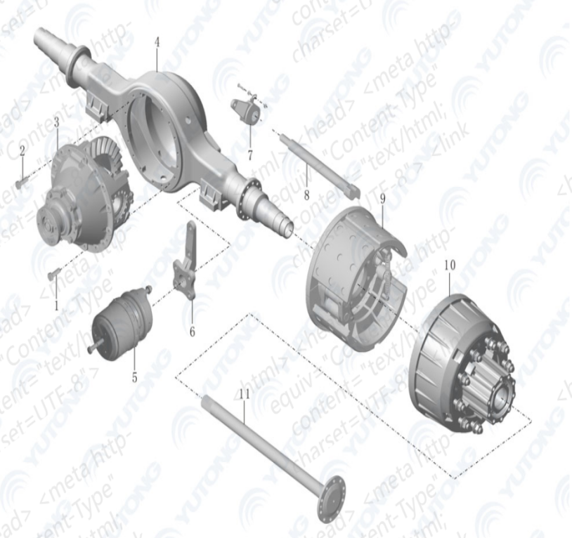 Yutong ZK6122H9 Bus Parts