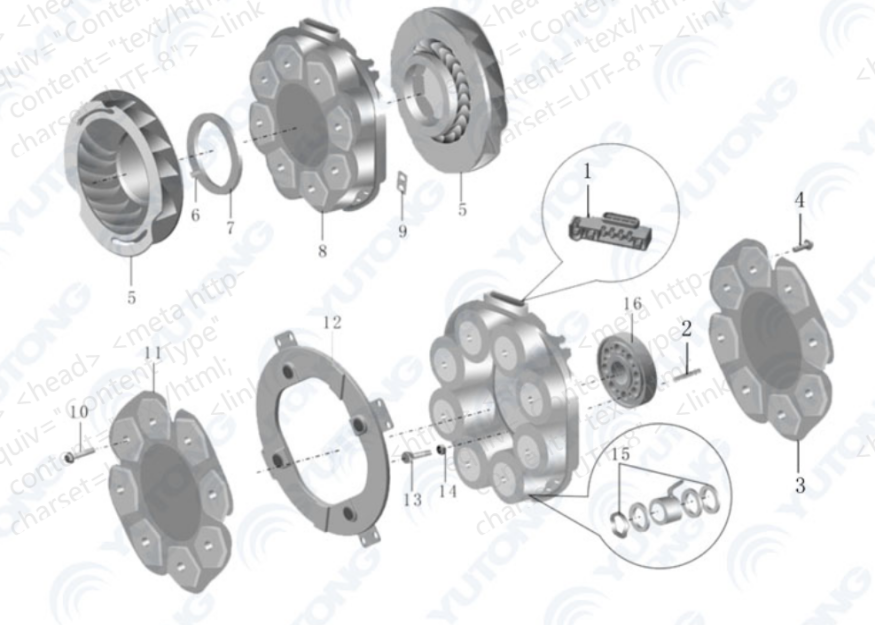 Yutong ZK6122H9 Bus Parts